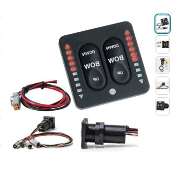 Marine Parts Adjustable Electric Trim Tab Kit System, 15054-101 Lenco 101 Standard Replacement Actuator